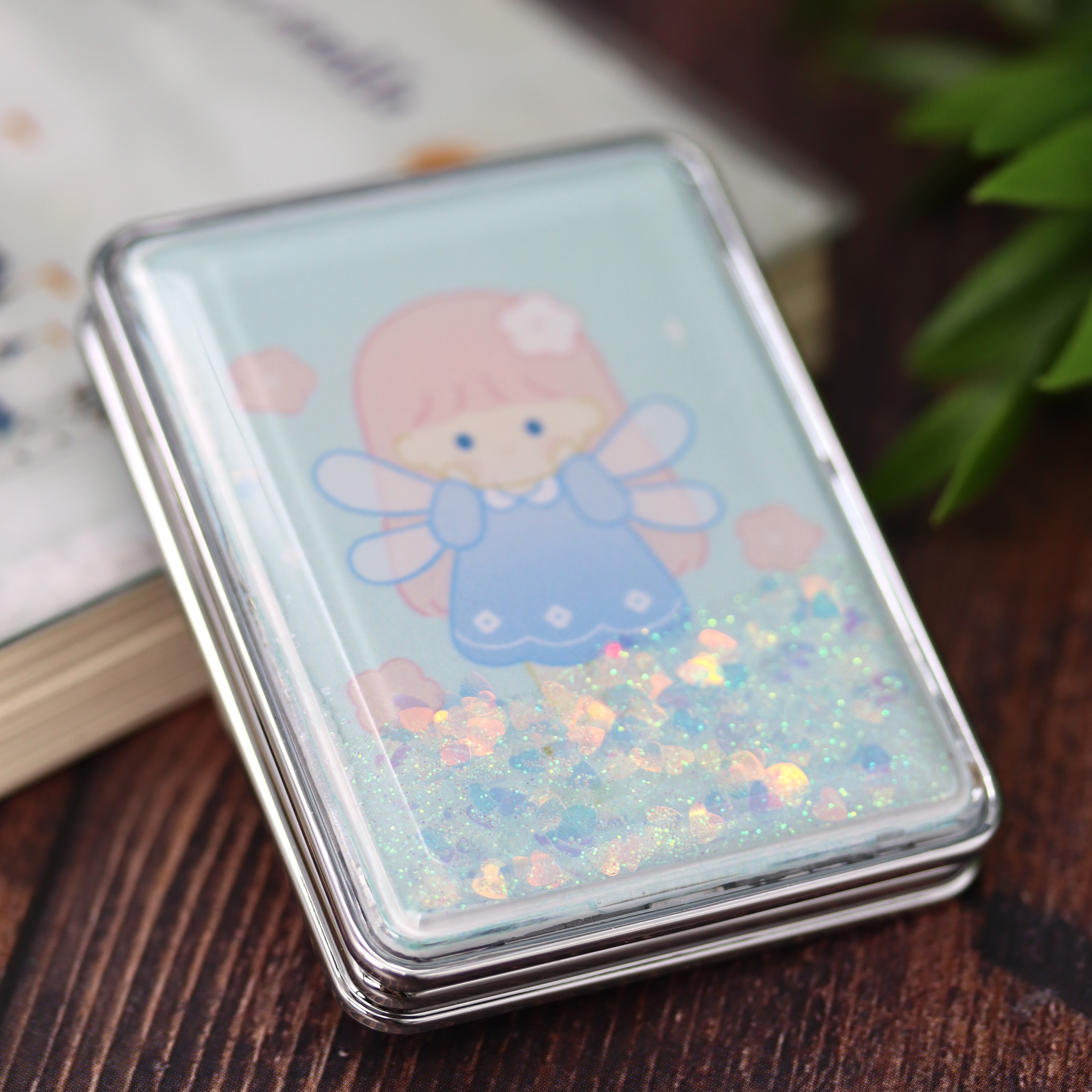 Зеркало карманное iLikeGift Little angel blue с увеличением купить по цене  239 ₽ в интернет-магазине Детский мир