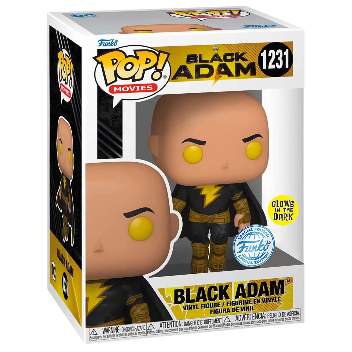 Фигурка Funko POP! Movies Black Adam Black Adam (Flying) (GW) (Exc) (1231) 65031 - фото 2