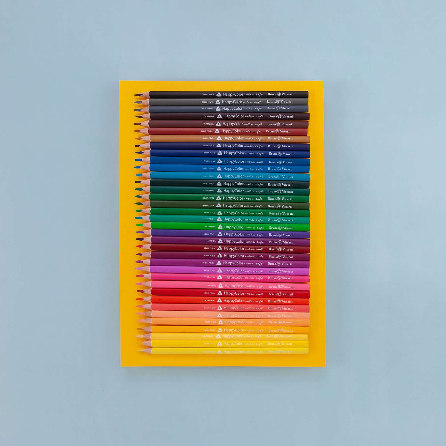 Карандаши цветные Bruno Visconti HappyColor 36 цветов в металлической тубе - фото 11