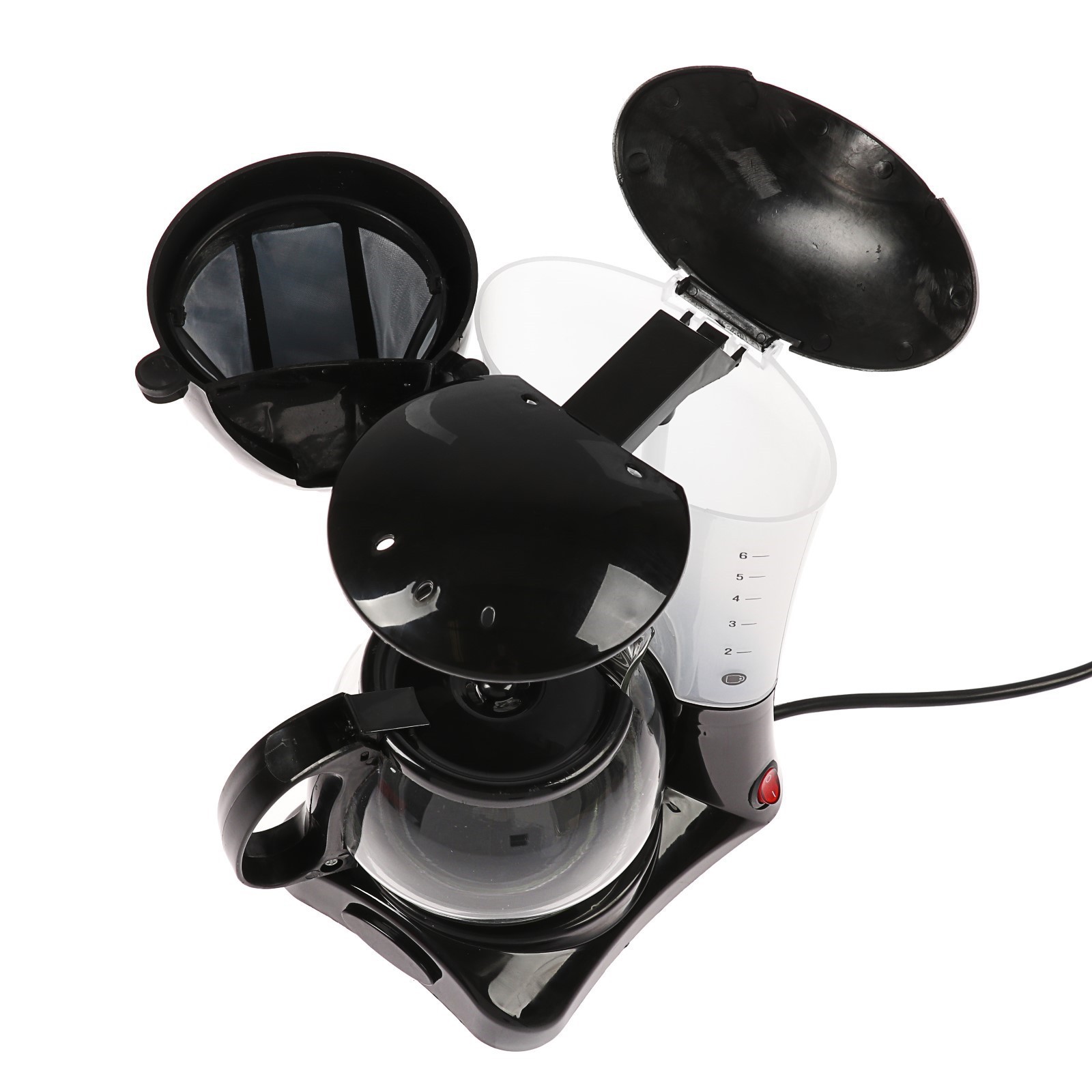 Кофеварка Luazon Home LKM-651 капельная 650 Вт 0.6 л чёрная - фото 6
