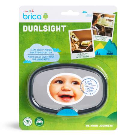 Зеркало для контроля за ребёнком Munchkin Brica Dual sight mirror 11095
