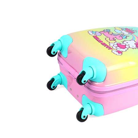 Детский чемодан BAUDET HELLO KITTY голубой из поликарбоната 32 см на четырех колесах
