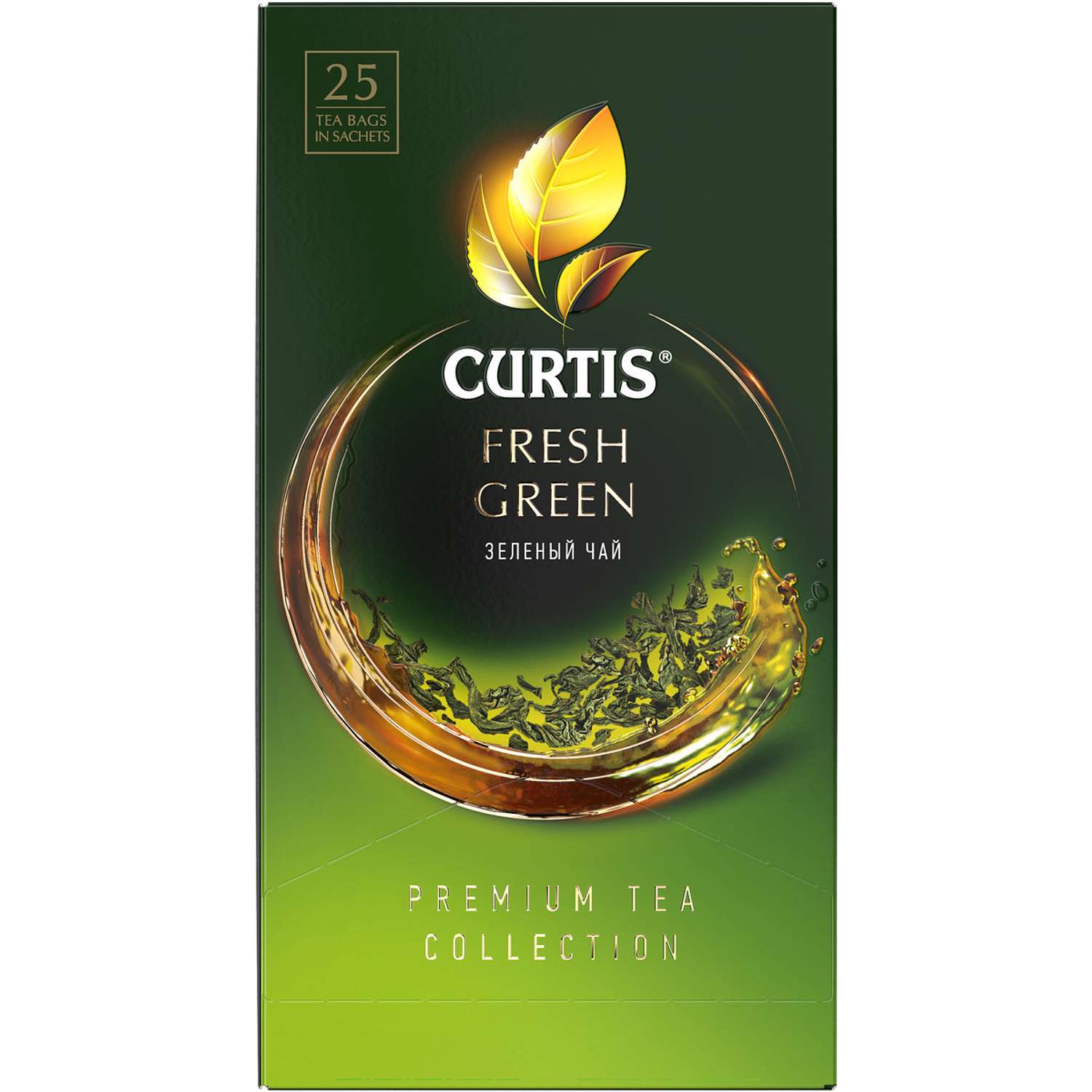 Чай зеленый Curtis Fresh Green 25 пакетиков - фото 1