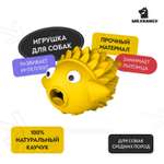 Игрушка для собак Mr.Kranch Рыба-ёрш с ароматом сливок 12см Желтая