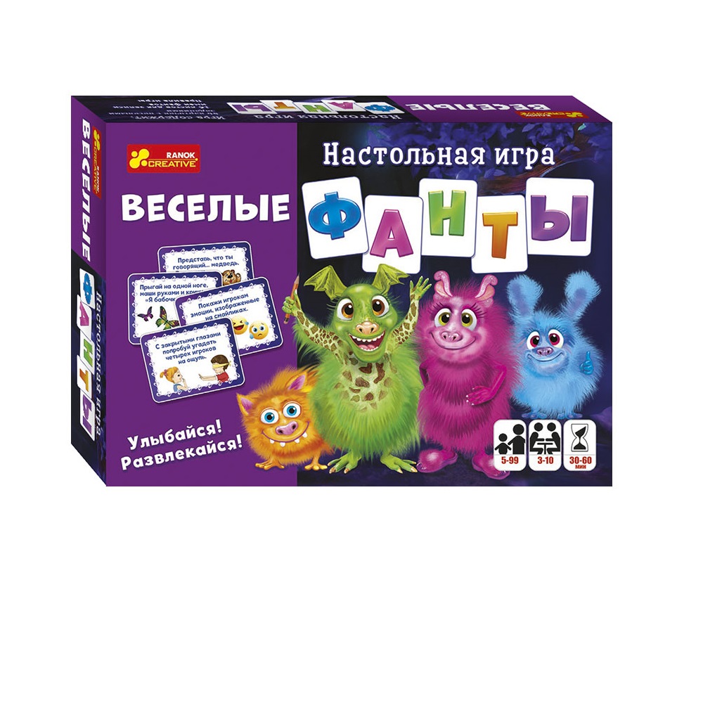 Настольная игра RANOK CREATIVE Весёлые фанты - фото 1