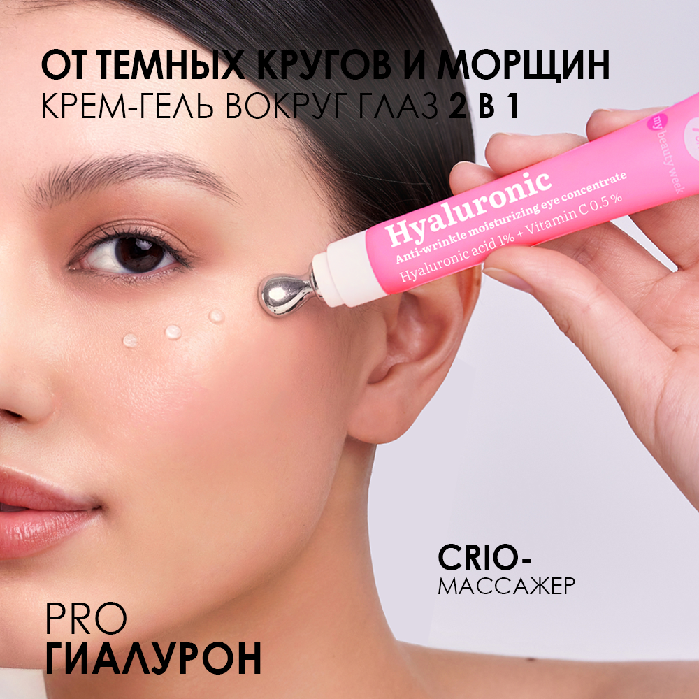 Гель-концентрат 7DAYS для области вокруг глаз Anti-age Hyaluronic - фото 4