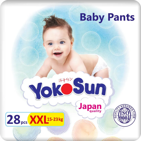 Подгузники-трусики YokoSun XXL 15-23 кг 28шт