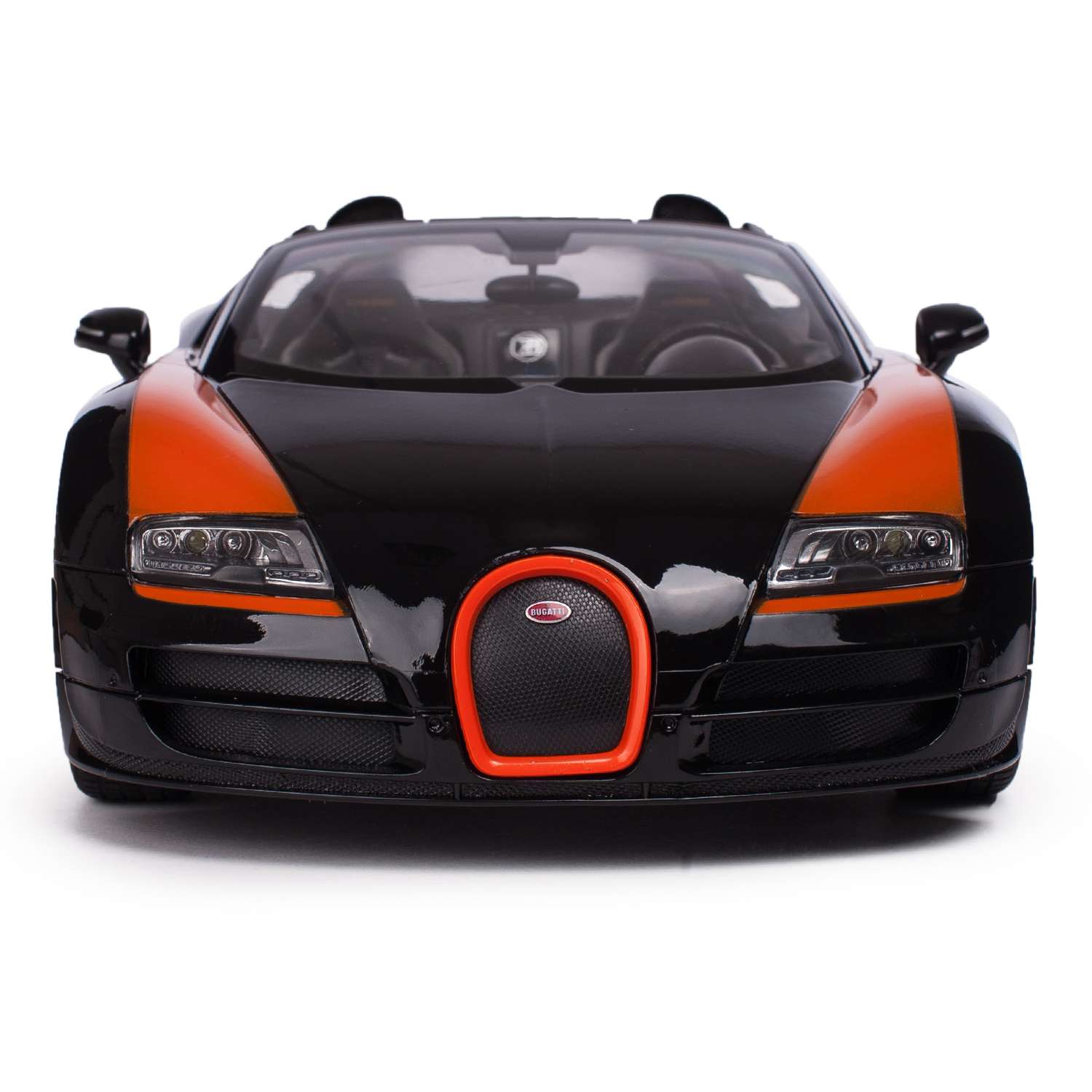 Машинка на радиоуправлении Rastar Bugatti Vitesse USB 1:14 Черная - фото 6