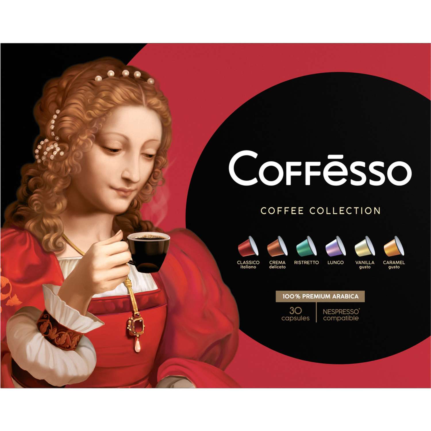 Кофе в капсулах Coffesso Ассорти 6 видов по 5 капсул - фото 1
