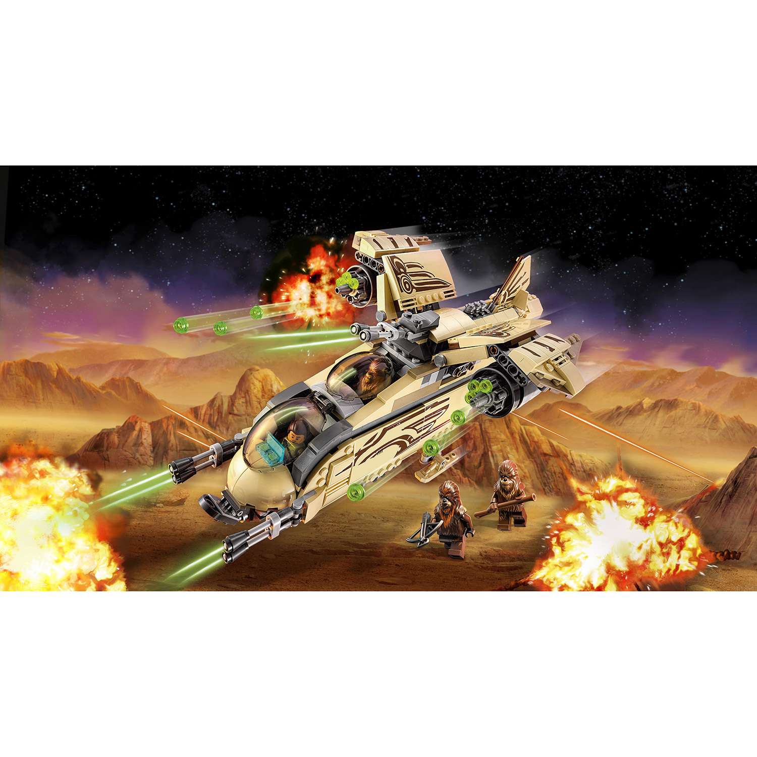 Конструктор LEGO Star Wars TM Боевой корабль Вуки (Wookiee™ Gunship) (75084) - фото 4