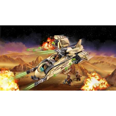 Конструктор LEGO Star Wars Боевой корабль Вуки блочный