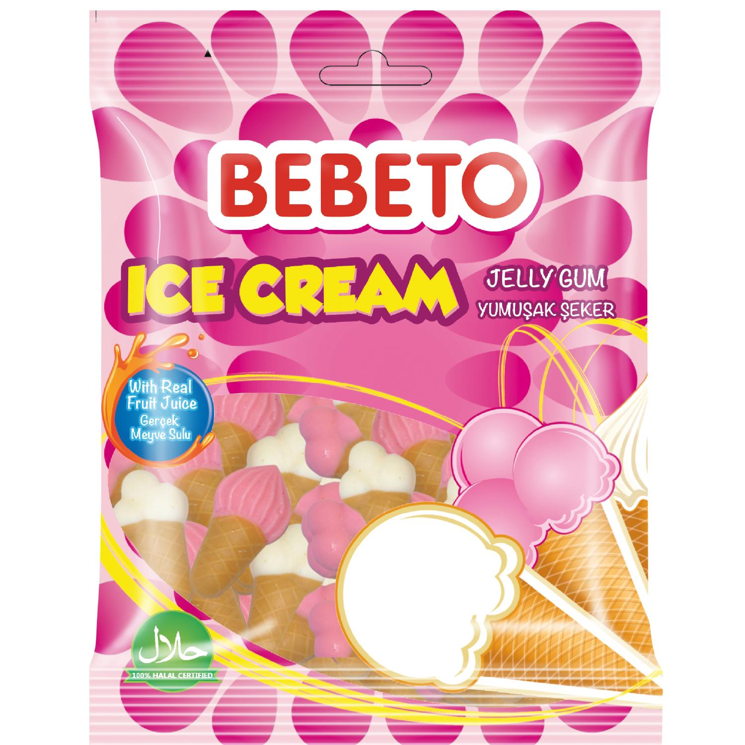 Мармелад жевательный Bebeto Ice cream 70г - фото 1