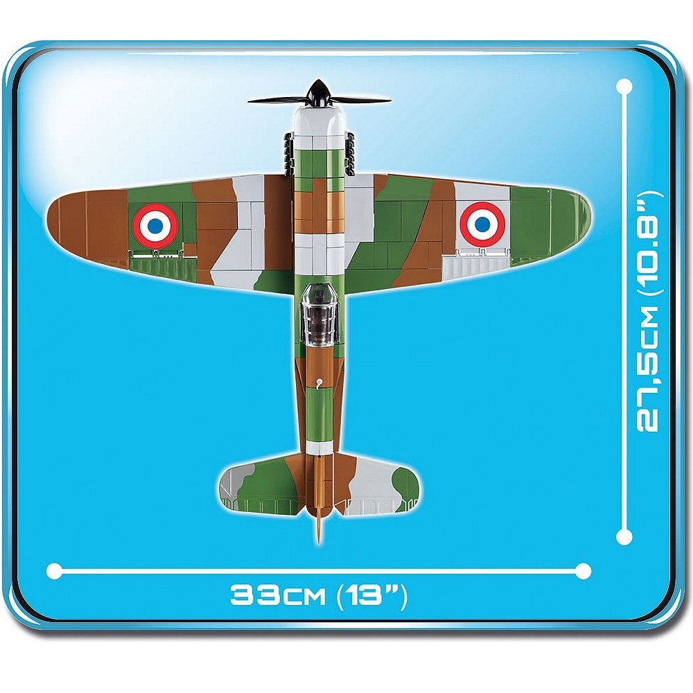 Конструктор COBI Самолет Dewoitine D.520 - фото 10