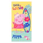Махровое полотенце Peppa Pig Свинка Пепа Серфер 60х120 м1179 M