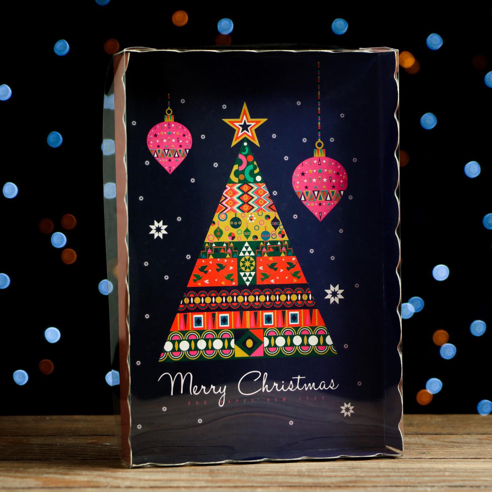 Коробочка Sima-Land для печенья«Счастливого Рождества» 22×15×3 см. 1 шт. - фото 5
