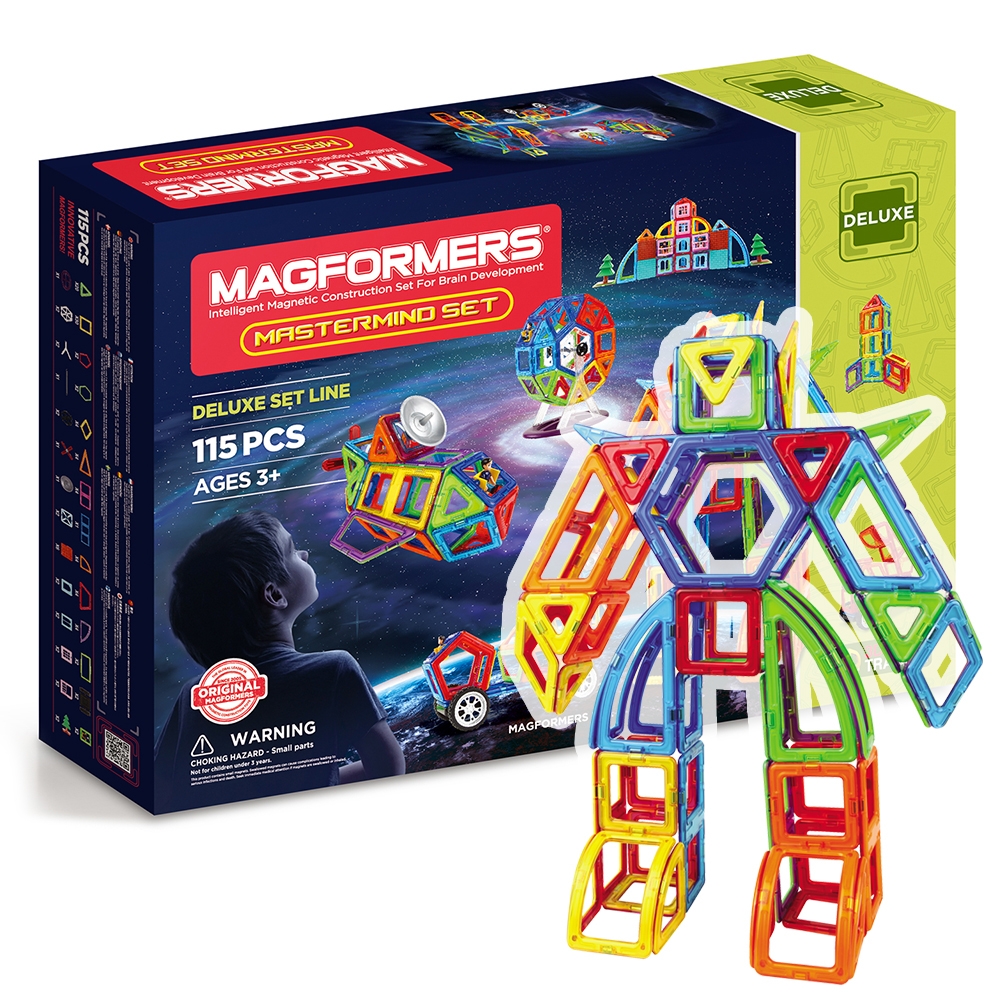 Магнитный конструктор MAGFORMERS Mastermind set 115 деталей