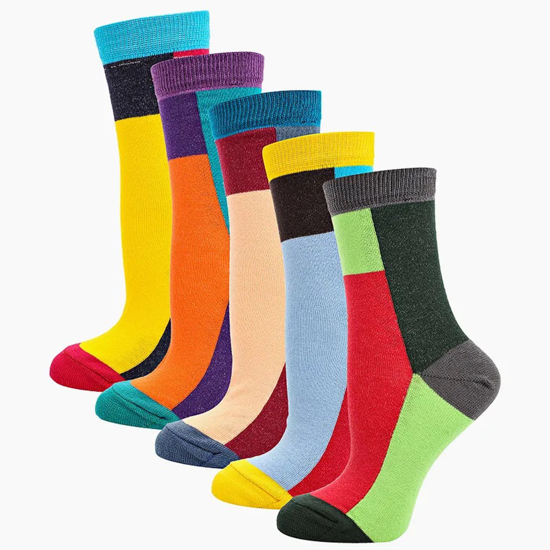 Носки 5 пар Big Bang Socks box5e711/прямоугольники - фото 1