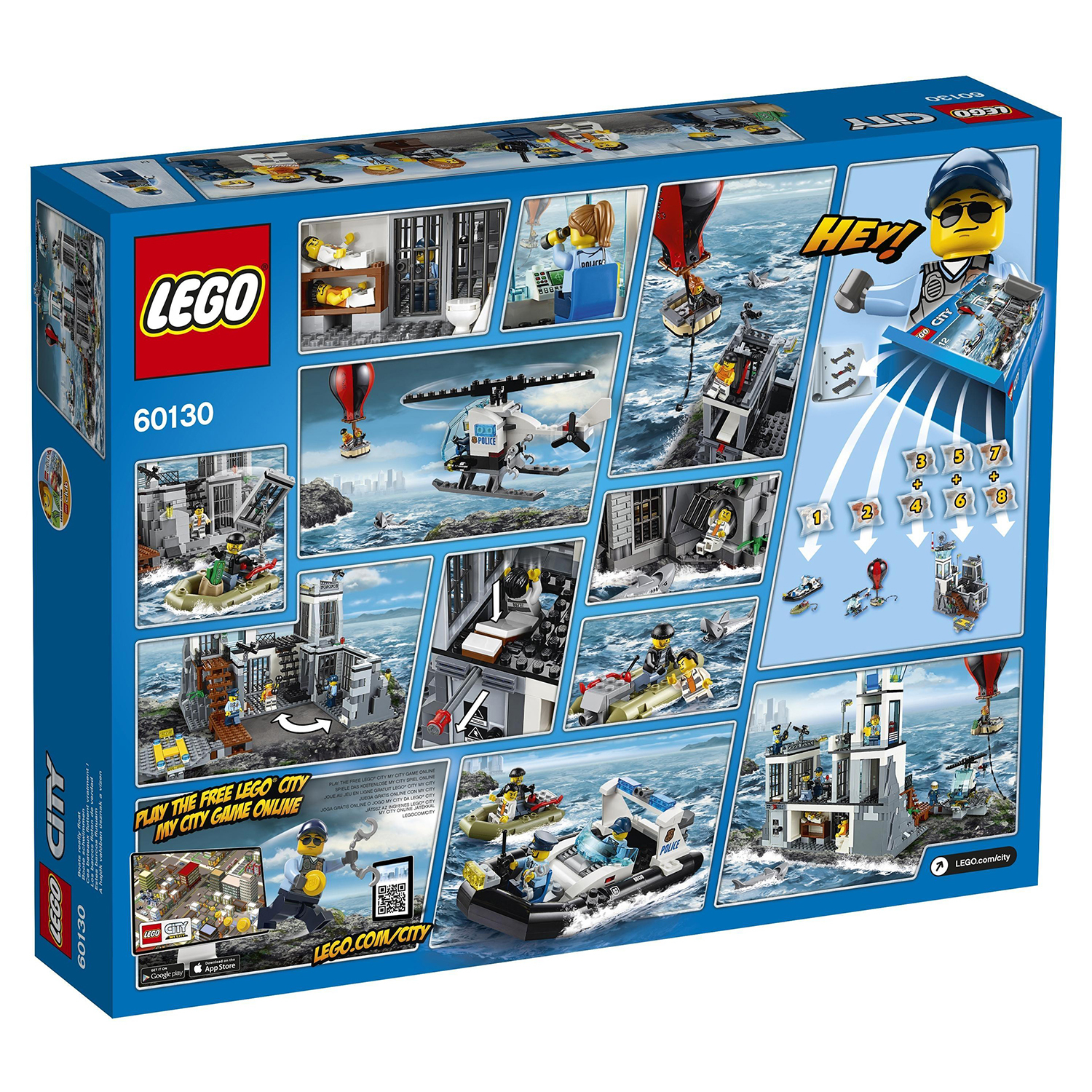 Конструктор LEGO City Police Остров-тюрьма (60130) купить по цене 5999 ₽ в  интернет-магазине Детский мир