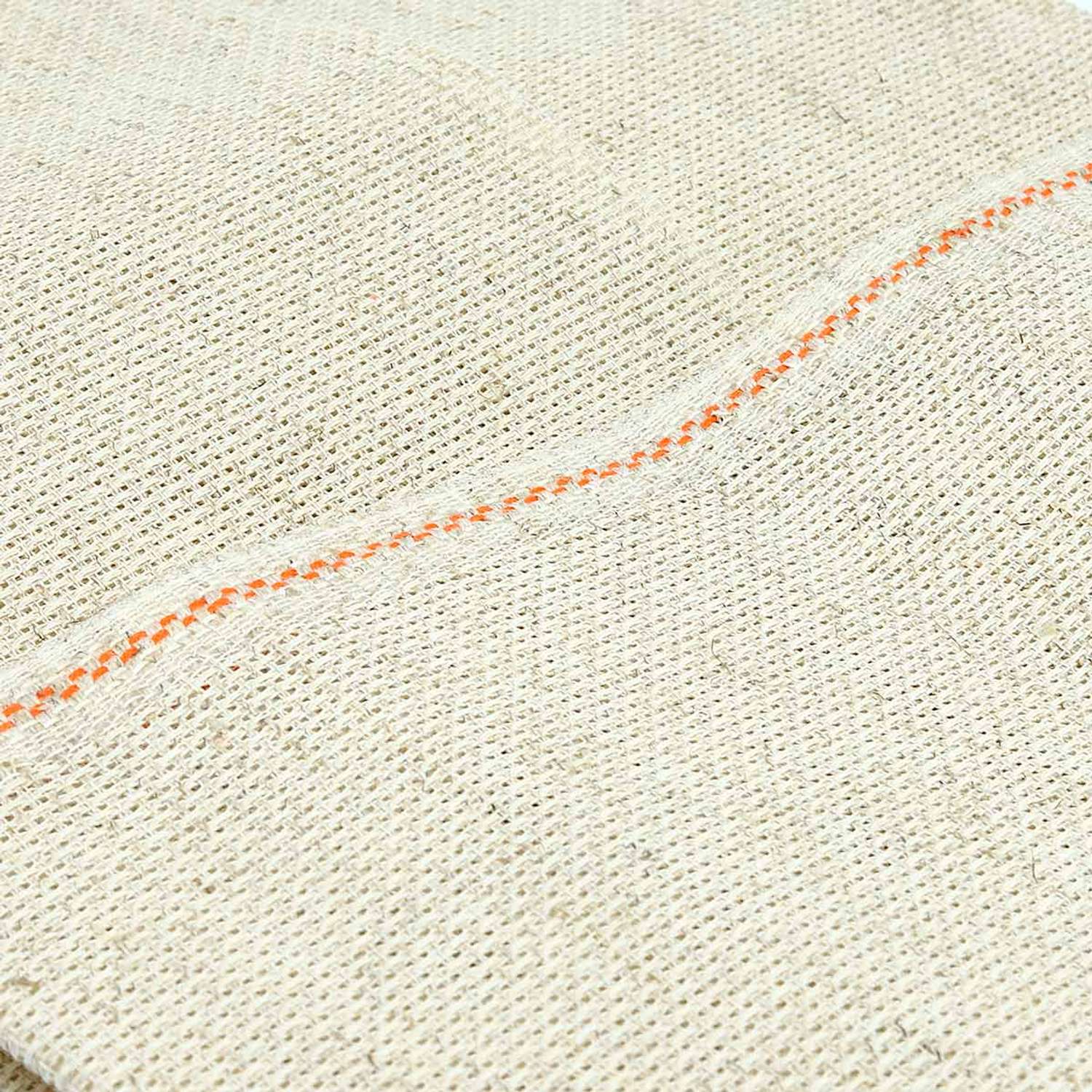 Канва Zweigart для вышивания шитья и рукоделия 14ct 50х55 см светло - бежевая - фото 3