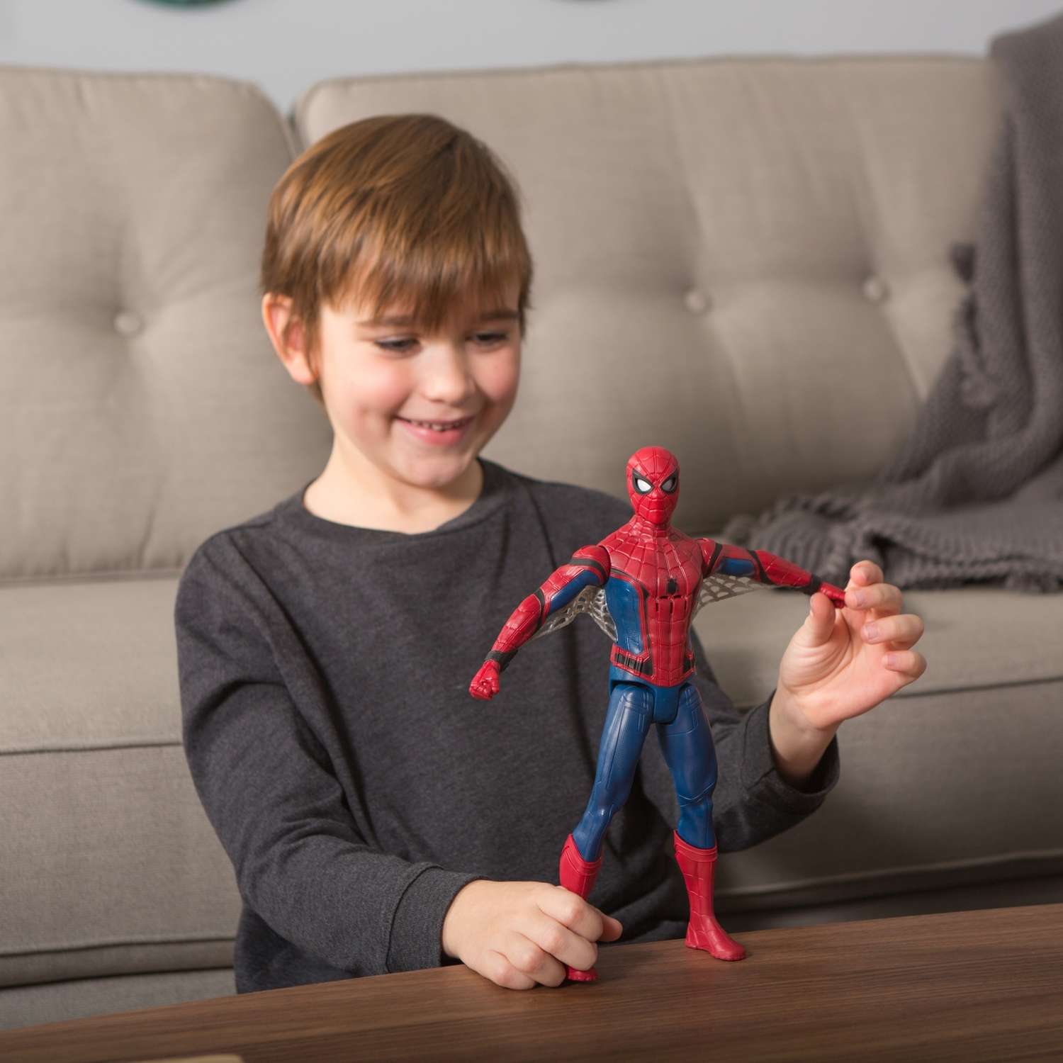 Интерактивная фигурка Человек-Паук (Spider-man) Человека-Паука 30 см со звуковыми и световыми эффектами - фото 6