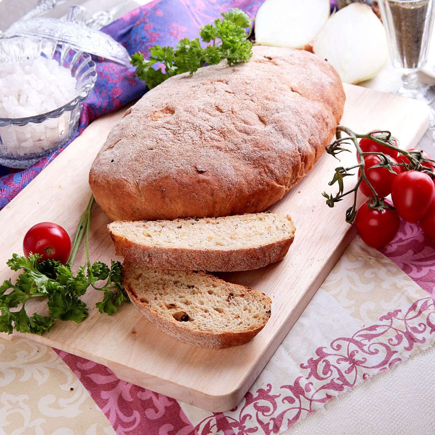 Итальянский томатный хлеб С. Пудовъ С пряными травами 500 г - фото 2