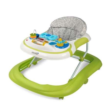 Ходунки детские AmaroBaby с электронной игровой панелью AMAROBABY Strolling Baby GREEN зеленый