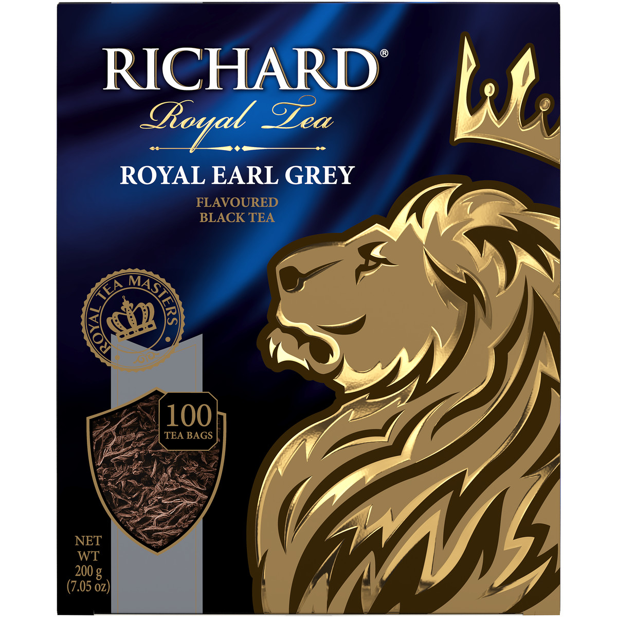 Чай черный Richard Royal Earl Grey 100 пакетиков - фото 1