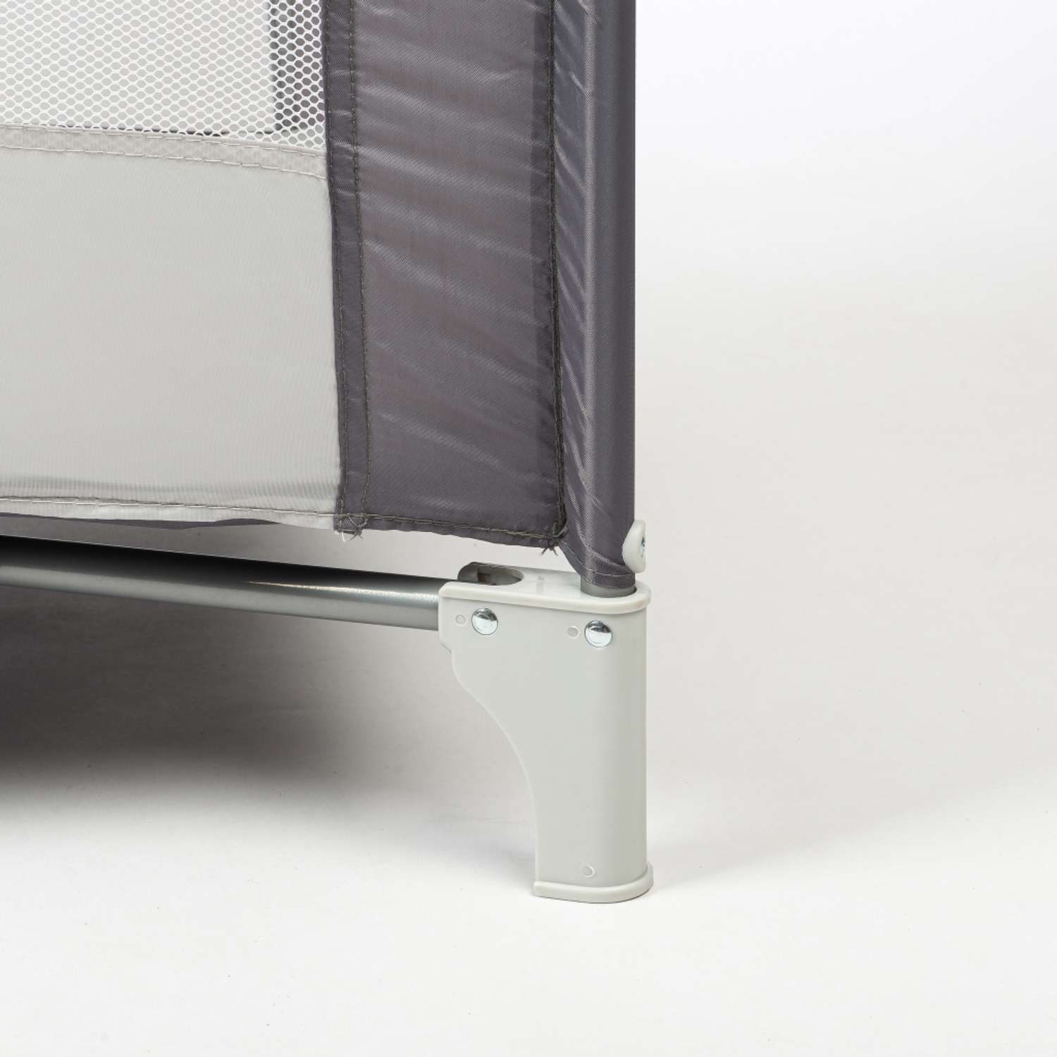 Складной детский манеж-кровать Solmax с мягким матрасом на колесиках серый HW00900 HW00900 - фото 13