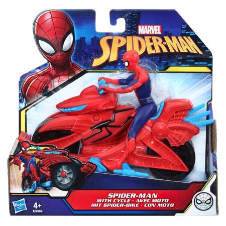 Фигурка Человек-Паук (Spider-man) Человек-паук с транспортом E3368EU4