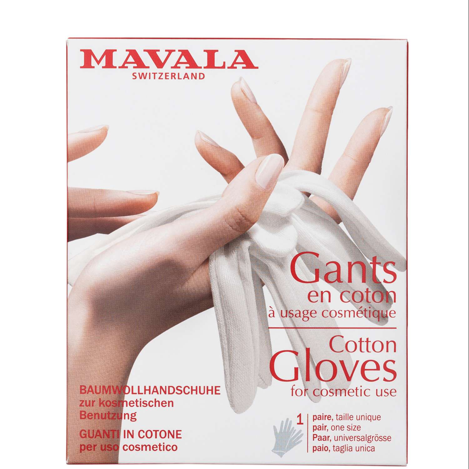 Перчатки косметические Mavala х/б Gants Gloves 9092470 - фото 2