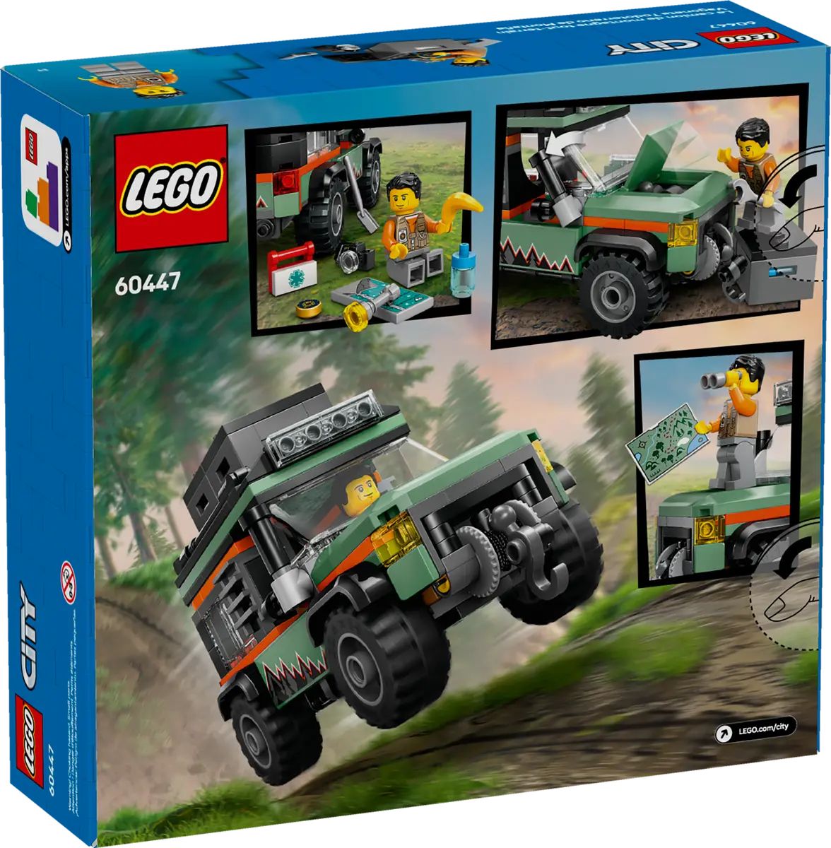 Конструктор LEGO Горный внедорожник 4x4 60447 - фото 7