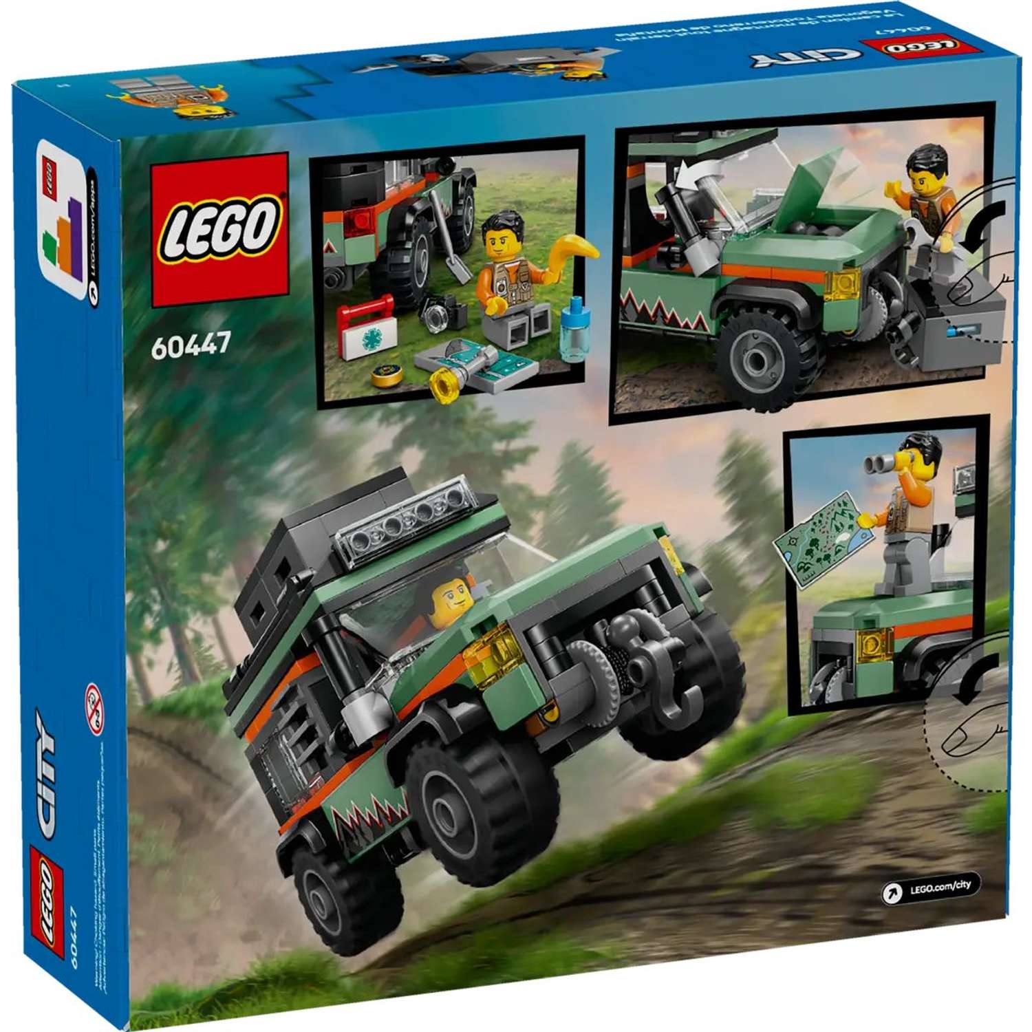 Конструктор LEGO Горный внедорожник 4x4 60447 - фото 7