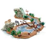 Набор SCHLEICH Заводь с животными 12элементов 42321