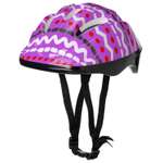 Защита Шлем BABY STYLE для роликовых коньков фиолетовый принт обхват 57 см