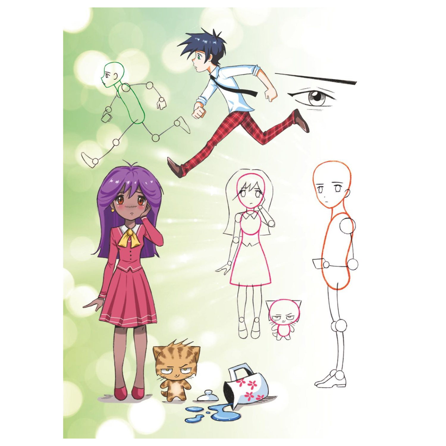 Книга Эксмо Учимся рисовать аниме по простым шаблонам Руководство по созданию персонажей в любимом жанре - фото 5