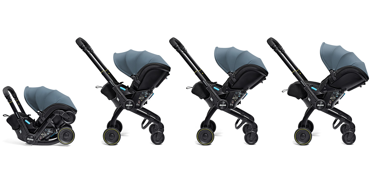 Автокресло Doona X Ocean Blue Isofix 0 (0 -13 кг) - фото 25