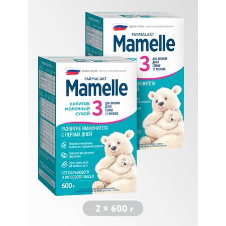 Смесь молочная Mamelle 3 600г с 12месяцев