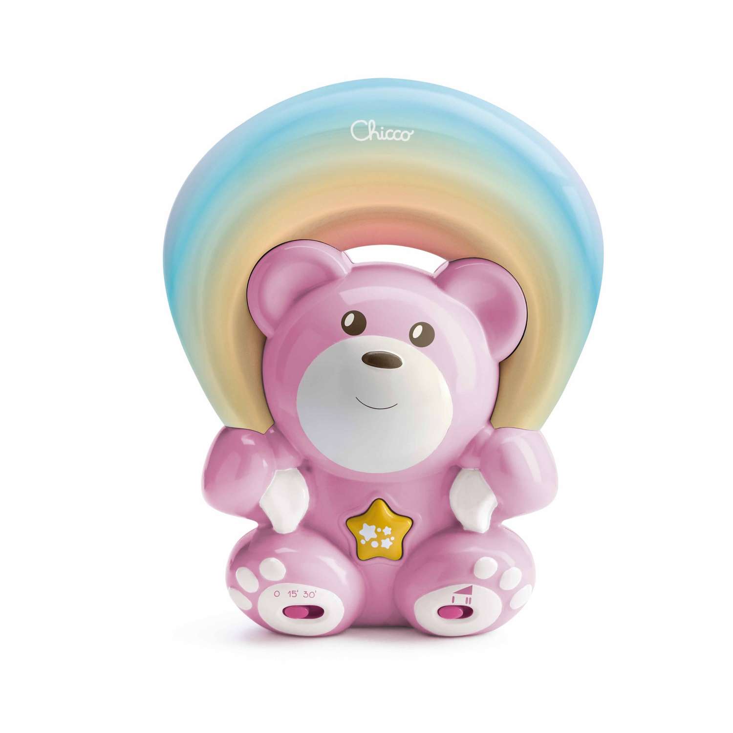 Игрушка-проектор Chicco Радужный мишка 0м+ розовый - фото 1