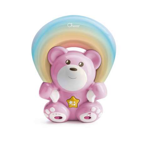 Игрушка-проектор Chicco Радужный мишка 0м+ розовый
