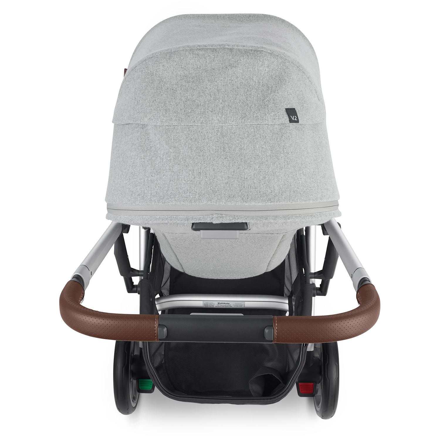 Коляска прогулочная UPPAbaby Cruz V2 Stella серебристый меланж - фото 15