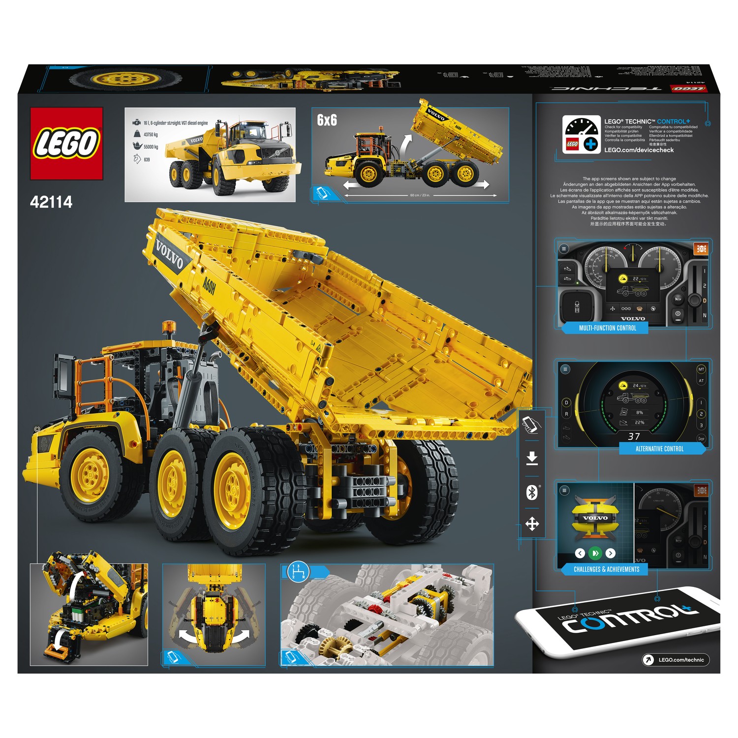 LEGO Technic Volvo 6 6 42114 14999