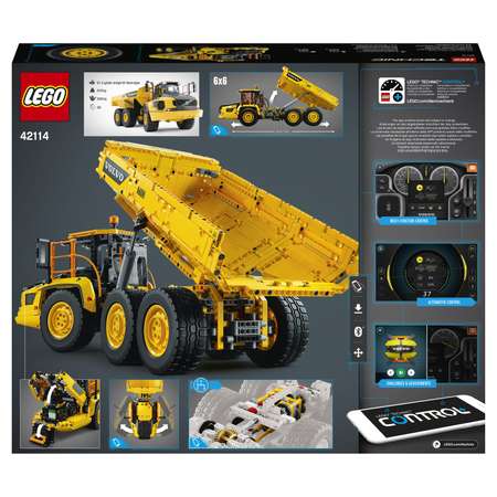 Конструктор LEGO Technic Самосвал Volvo 6*6 42114