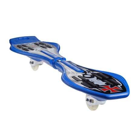 Скейтборд BABY STYLE двухколесный со светом конусы роллерсерф