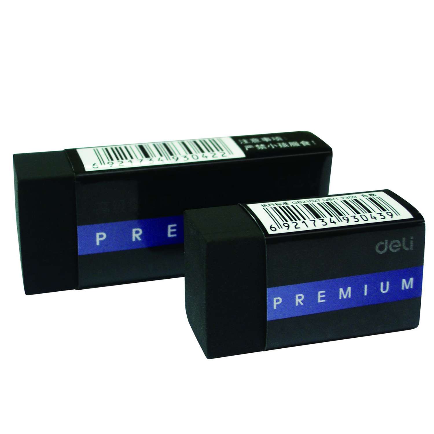 Ластик Deli Premium E3043 черный - фото 1