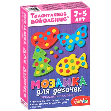 Игровой набор Дрофа-Медиа Талантливое поколение. Мозаика для девочек 4145