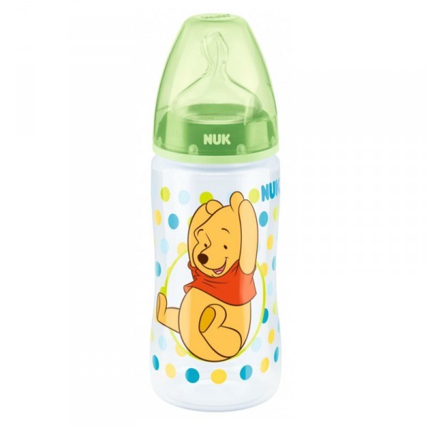 Бутылочка Nuk Disney First Choice Plus 300мл Зеленая - фото 1