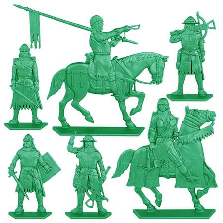 Набор солдатиков Воины и Битвы Барон Манфре и его люди цвет зеленый