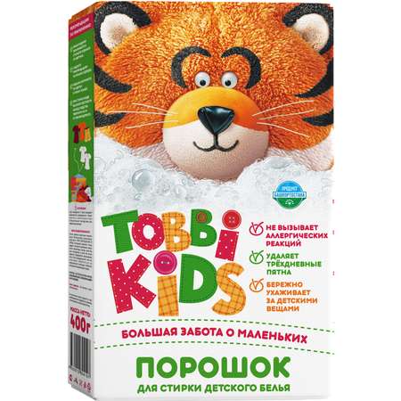 Порошок для стирки детский Tobbi Kids порошкообразное универсальное в стиральных машинах любого типа 4197