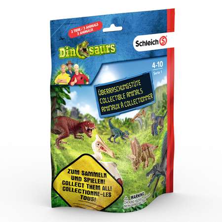 Пакетик-сюрприз SCHLEICH с 3 фигурками Dinosaurs