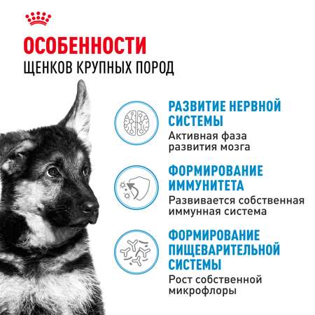 Корм для щенков ROYAL CANIN Puppy крупных пород 15кг